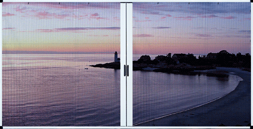 cua luoi xep ngang 2 canh